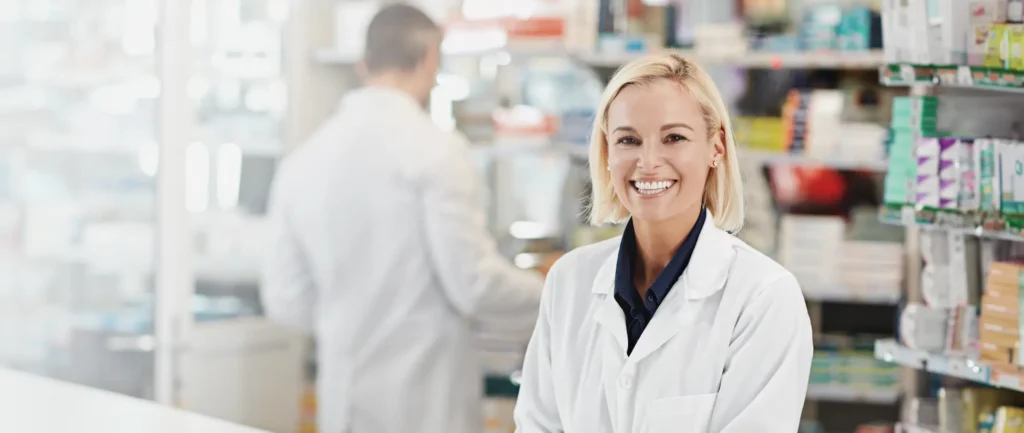 Dependienta de una farmacia