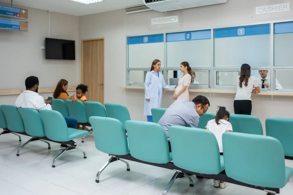 sala de espera de urgencias
